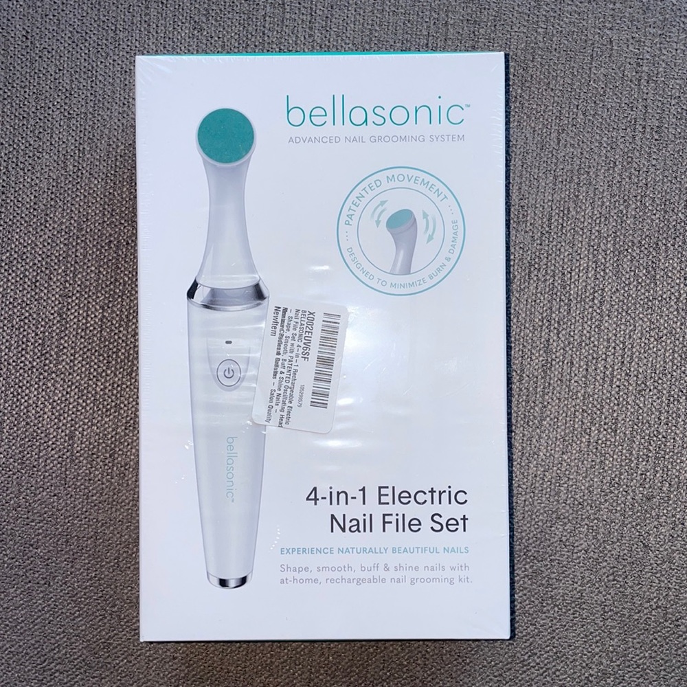 Bellasonic 4-in-1 Electric Nail File Set Salon Quality